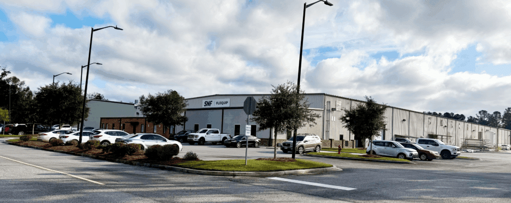 SNF Midway facility building used for operations, logistics, and support services